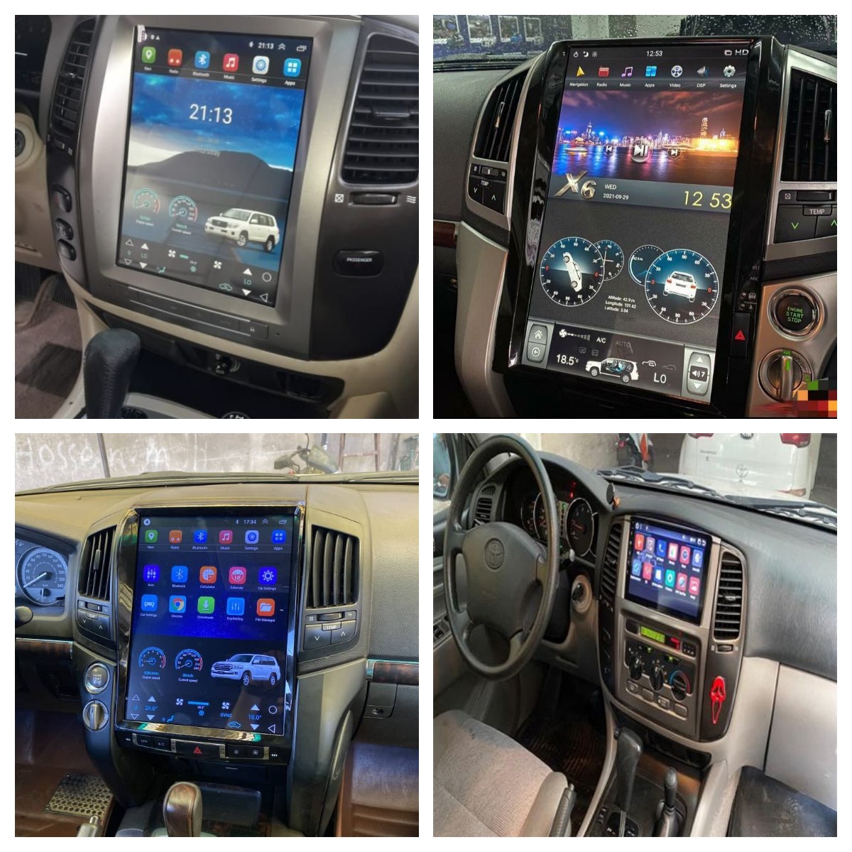 مانیتور فابریک  لندکروز اتاق 100 |  مانیتور اندروید لندکروز اتاق 200 | مانیتور فابریک لندکروز (اتاق 100 و 200 – مدل‌های 2007 به بعد) 