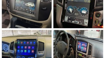 مانیتور فابریک  لندکروز اتاق 100 |  مانیتور اندروید لندکروز اتاق 200 | مانیتور فابریک لندکروز (اتاق 100 و 200 – مدل‌های 2007 به بعد) 